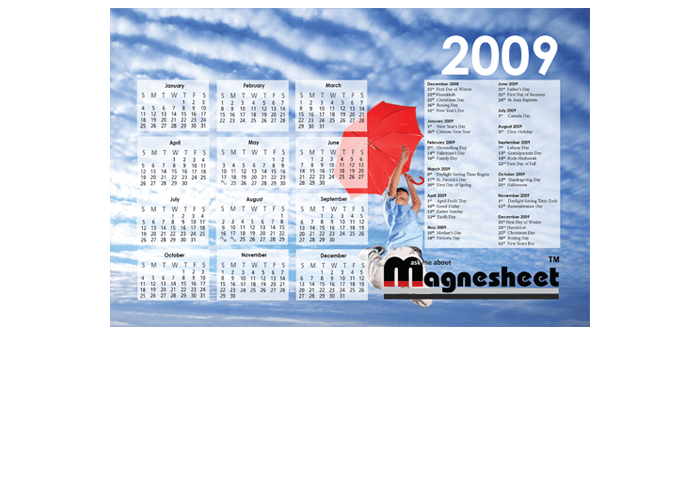 Norprint 12-Month Calendar